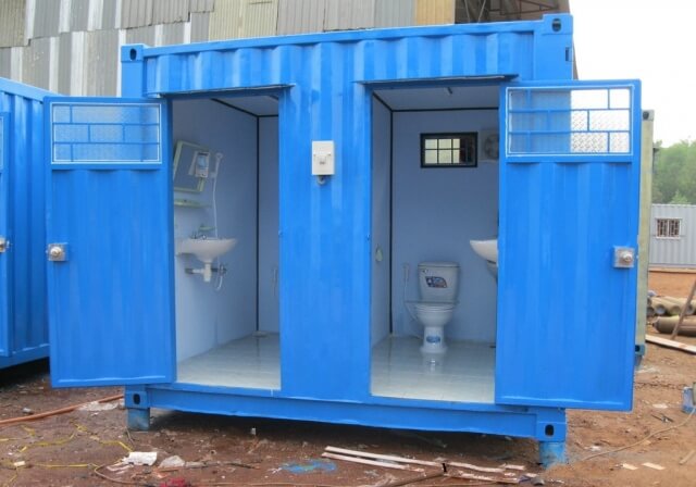 Nhà vệ sinh container - Gia công nhà vệ sinh từ container